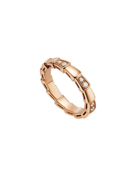 [Rose Jewelrys]SERPENTI RING PINK GOLD  3MM