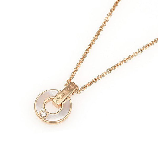[Rose Jewelrys]GARI NECKLACE PINK GOLD MOP