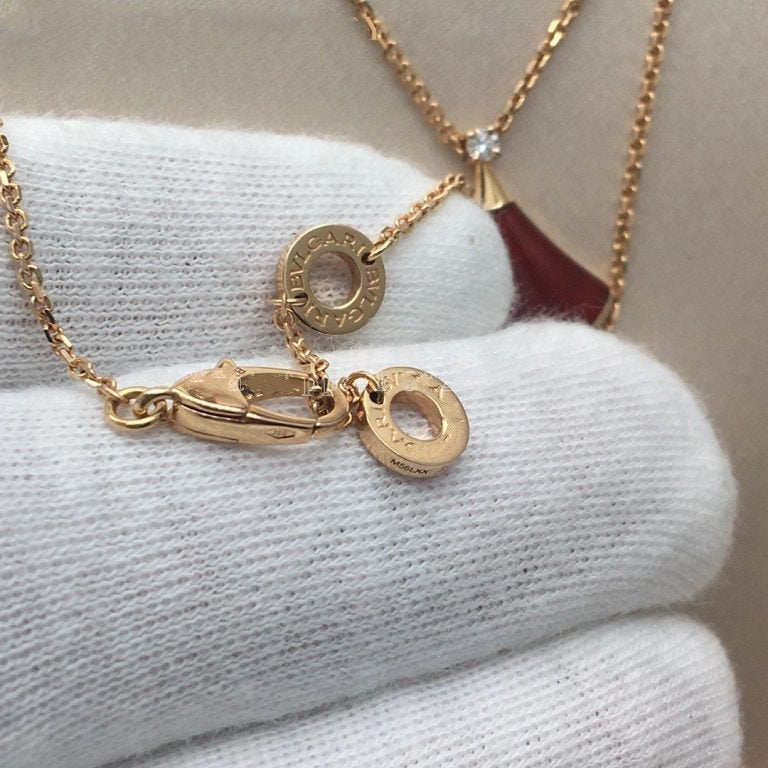 [Rose Jewelrys]DREAM NECKLACE CARNELIAN 1 DIAMOND