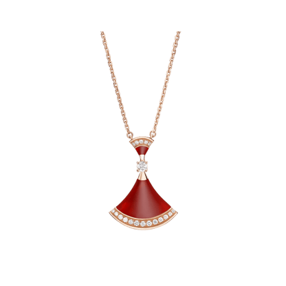 [Rose Jewelrys]DREAM NECKLACE CARNELIAN DIAMOND