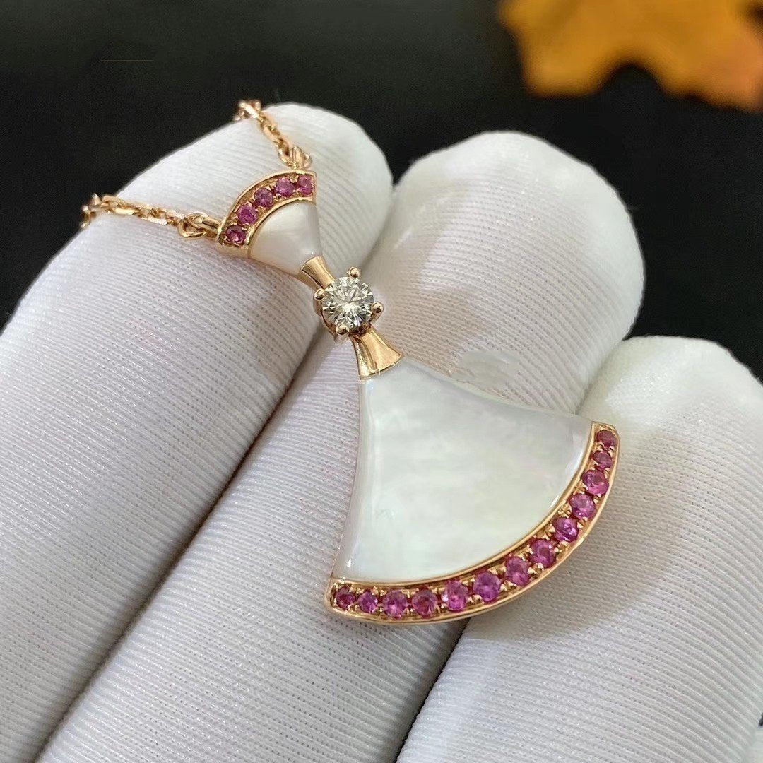 [Rose Jewelrys]DREAM NECKLACE MOP PINK DIAMOND