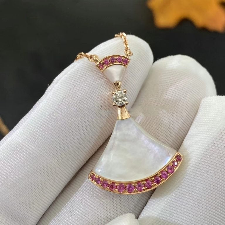 [Rose Jewelrys]DREAM NECKLACE MOP PINK DIAMOND