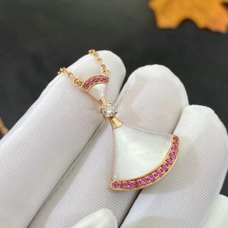 [Rose Jewelrys]DREAM NECKLACE MOP PINK DIAMOND