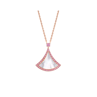 [Rose Jewelrys]DREAM NECKLACE MOP DIAMOND PINK