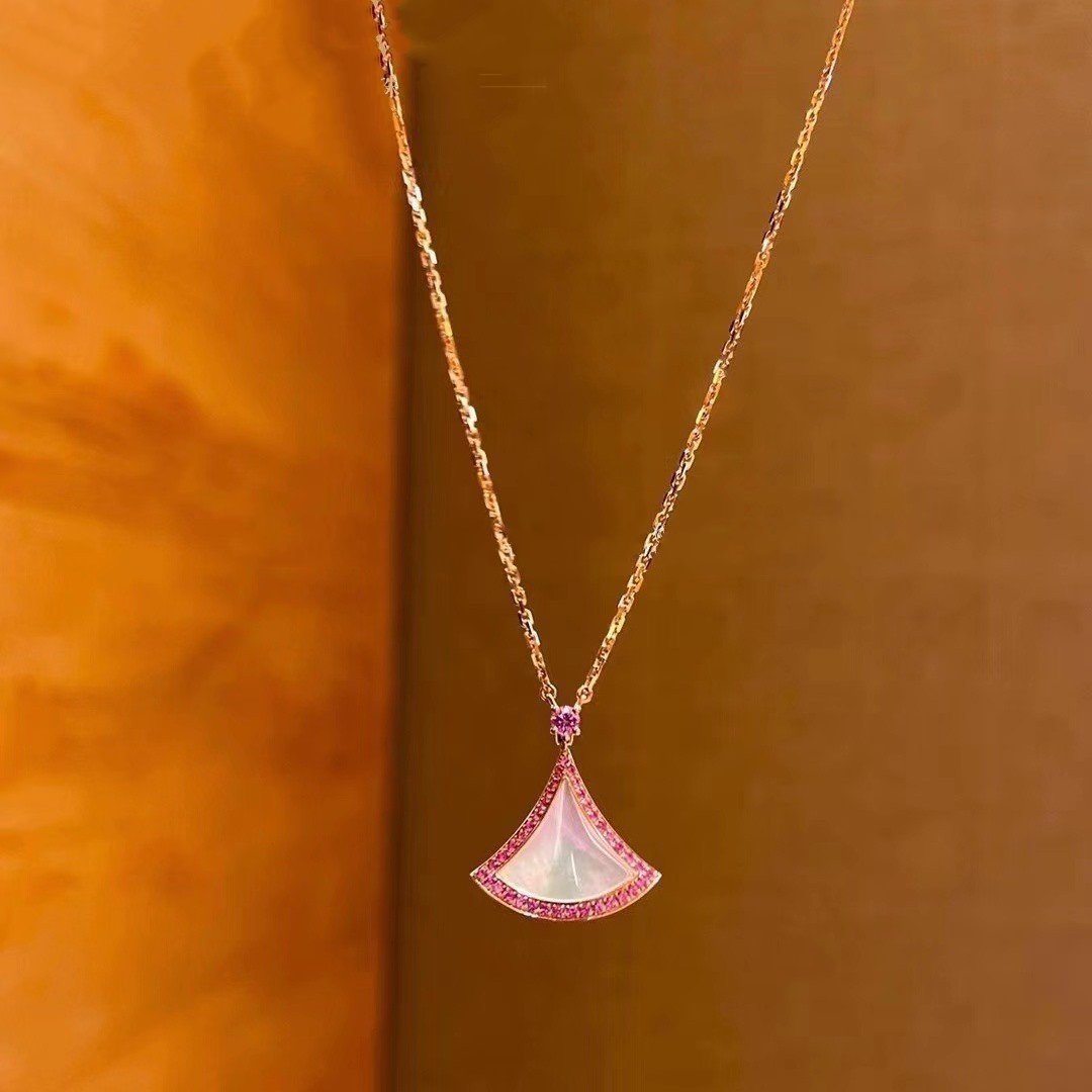 [Rose Jewelrys]DREAM NECKLACE MOP DIAMOND PINK