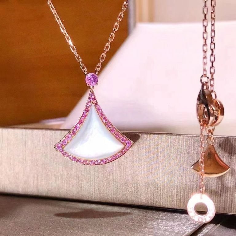 [Rose Jewelrys]DREAM NECKLACE MOP DIAMOND PINK