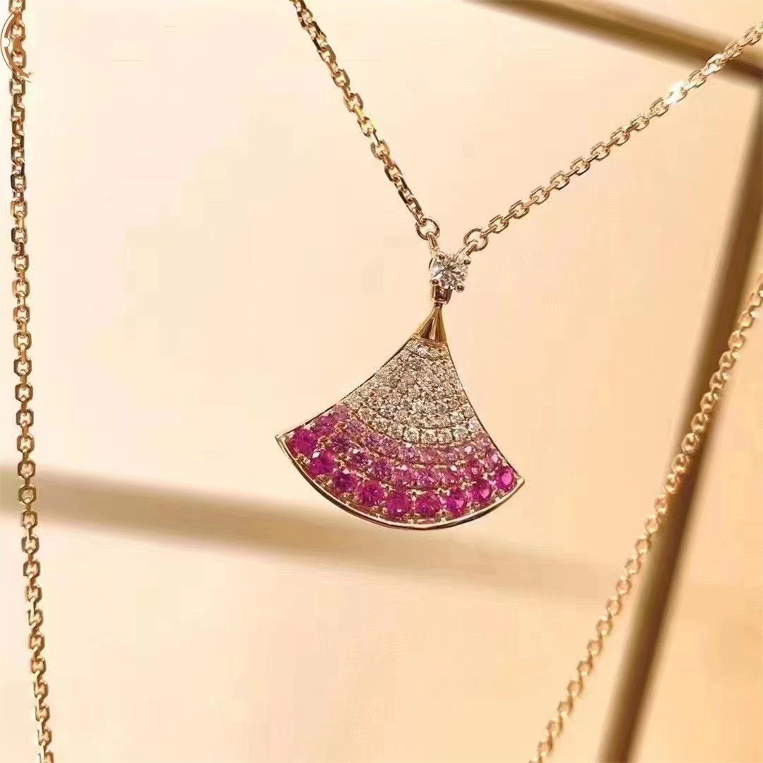 []DREAM NECKLACE PINK GOLD PINK DIAMOND