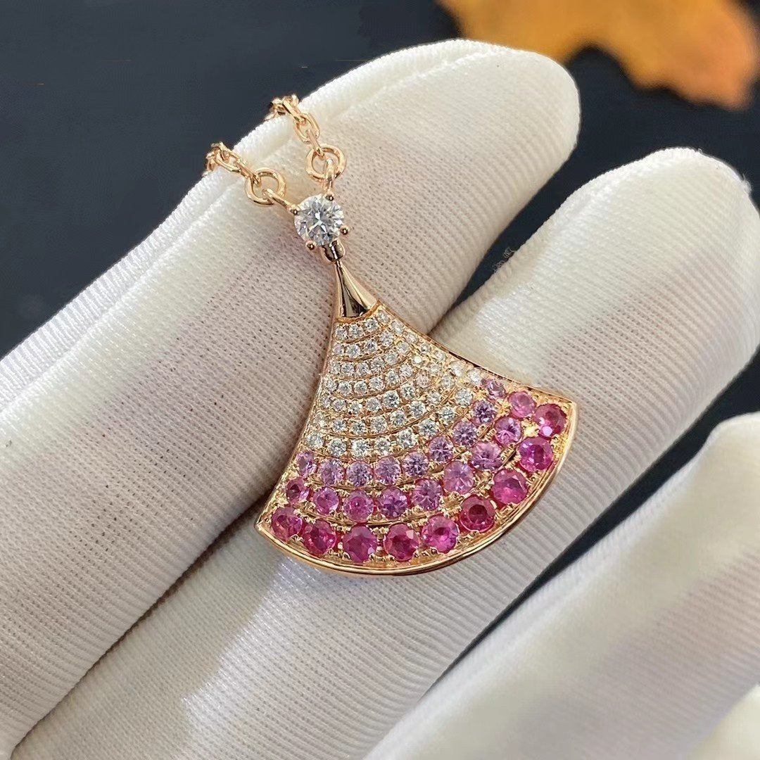 []DREAM NECKLACE PINK GOLD PINK DIAMOND