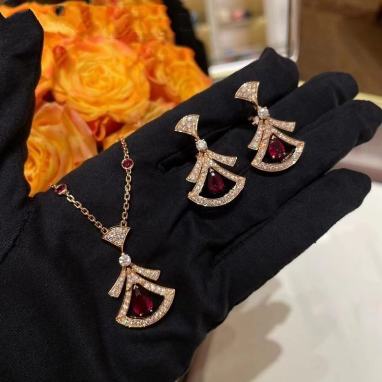 [Rose Jewelrys]DREAM NECKLACE CARNELIAN DIAMOND PINK GOLD