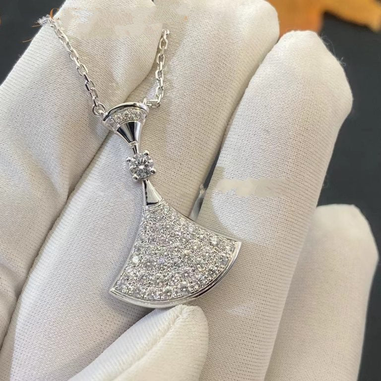 [Rose Jewelrys]DREAM NECKLACE SILVER FULL DIAMOND