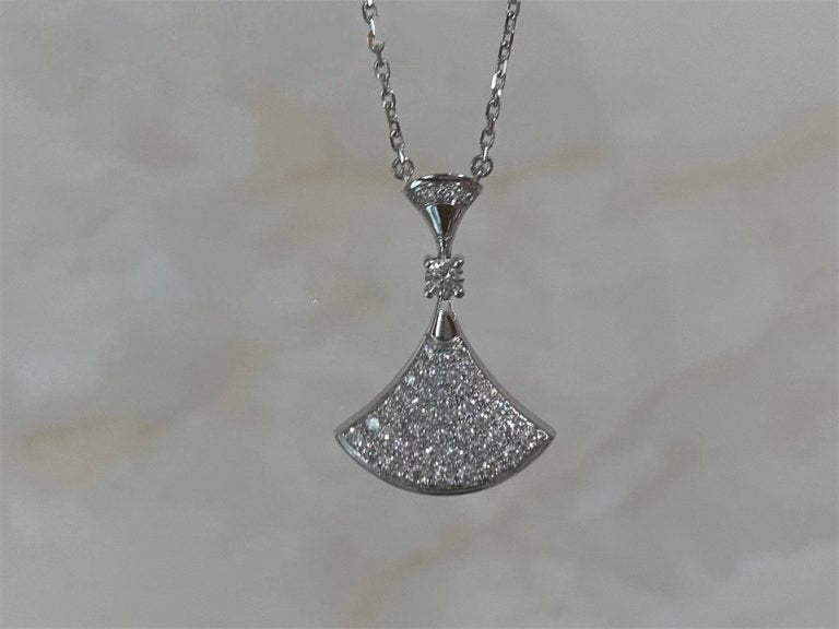 [Rose Jewelrys]DREAM NECKLACE SILVER FULL DIAMOND