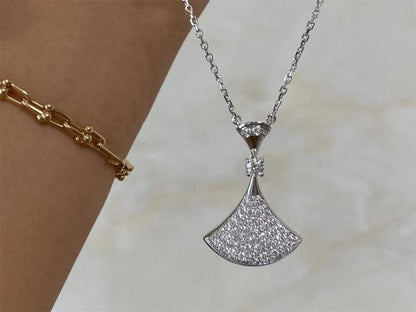 [Rose Jewelrys]DREAM NECKLACE SILVER FULL DIAMOND