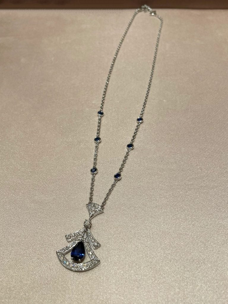 [Rose Jewelrys]DREAM NECKLACE AGATE DIAMOND SILVER