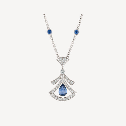 [Rose Jewelrys]DREAM NECKLACE AGATE DIAMOND SILVER