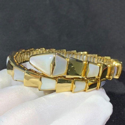 []SERPENTI BRACELET MOP GOLD