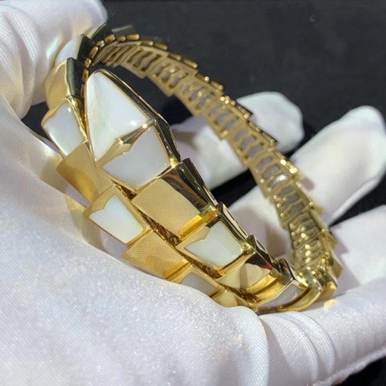 [Rose Jewelrys]SERPENTI BRACELET MOP GOLD