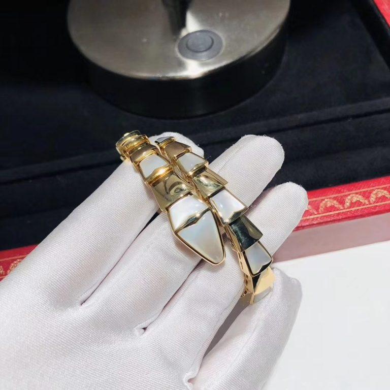 [Rose Jewelrys]SERPENTI BRACELET MOP GOLD
