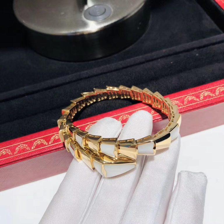 [Rose Jewelrys]SERPENTI BRACELET MOP GOLD
