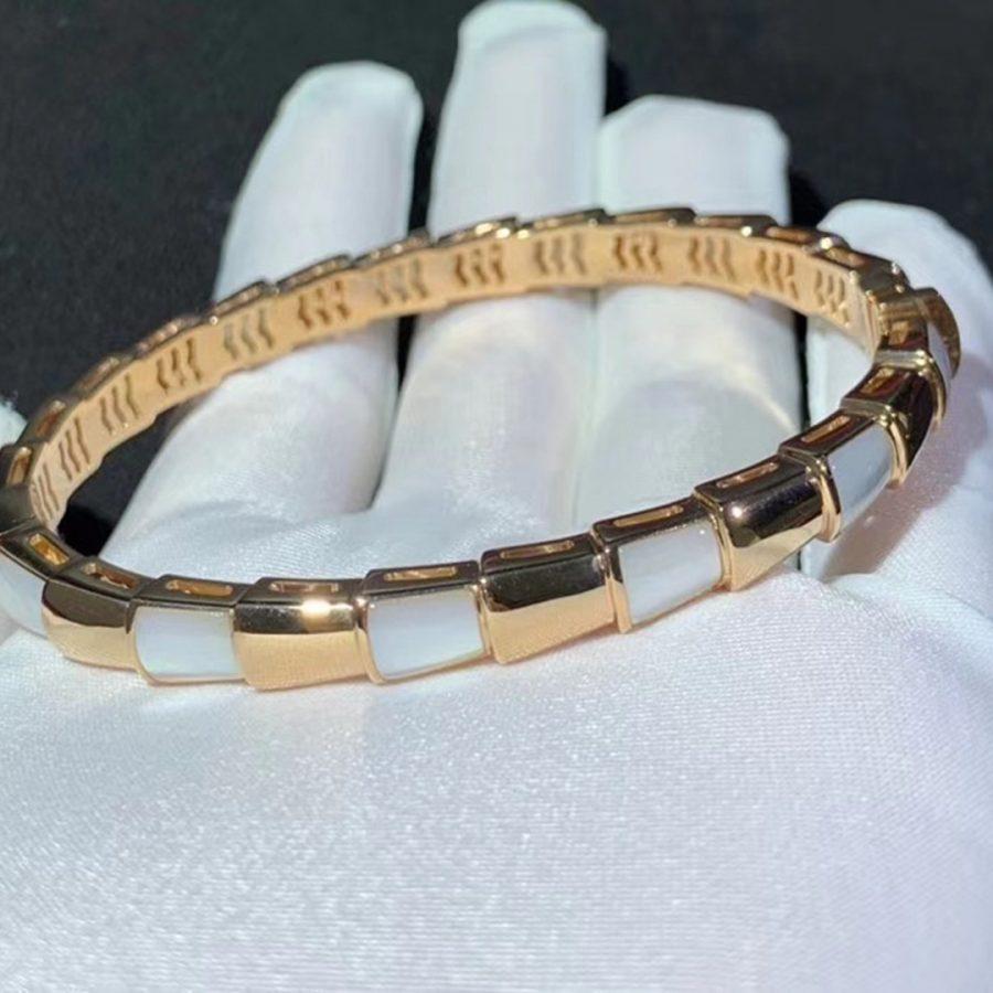 [Rose Jewelrys]SERPENTI BRACELET PINK GOLD MOP