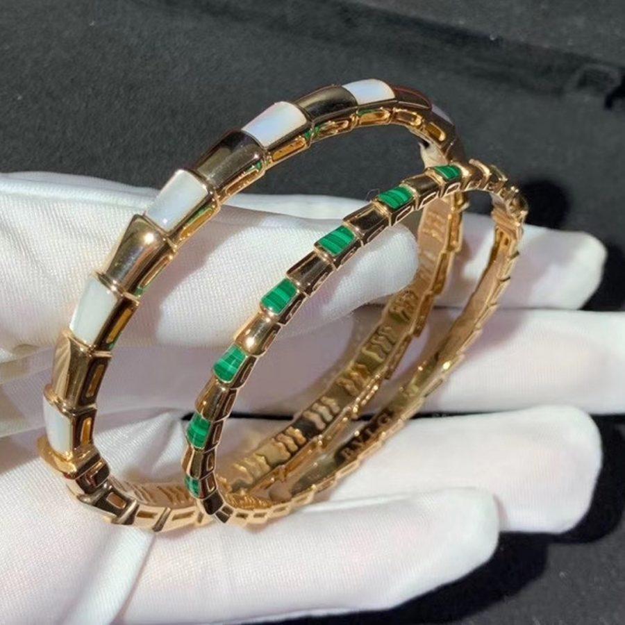 [Rose Jewelrys]SERPENTI BRACELET PINK GOLD MOP