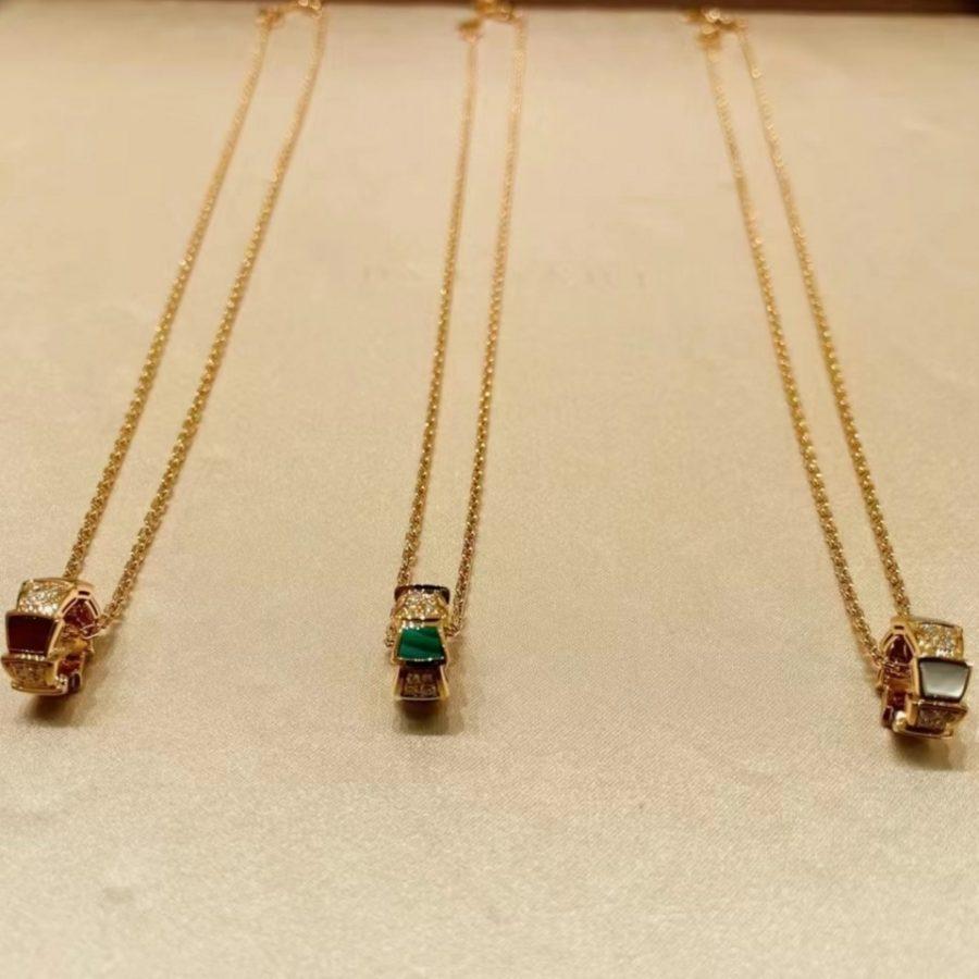 [Rose Jewelrys]SERPENTI PEDANT DIAMOND NECKLACE