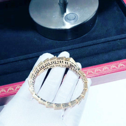 []SERPENTI BRACELET 8MM PINK GOLD DIAMOND