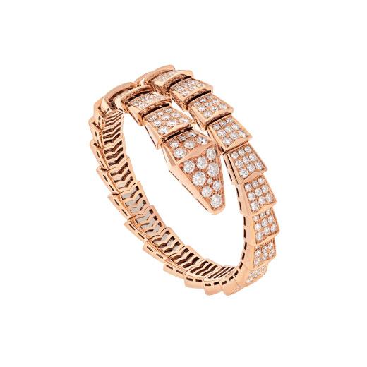 [Rose Jewelrys]SERPENTI BRACELET 8MM PINK GOLD DIAMOND