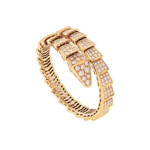 [Rose Jewelrys]SERPENTI BRACELET 8MM GOLD DIAMOND