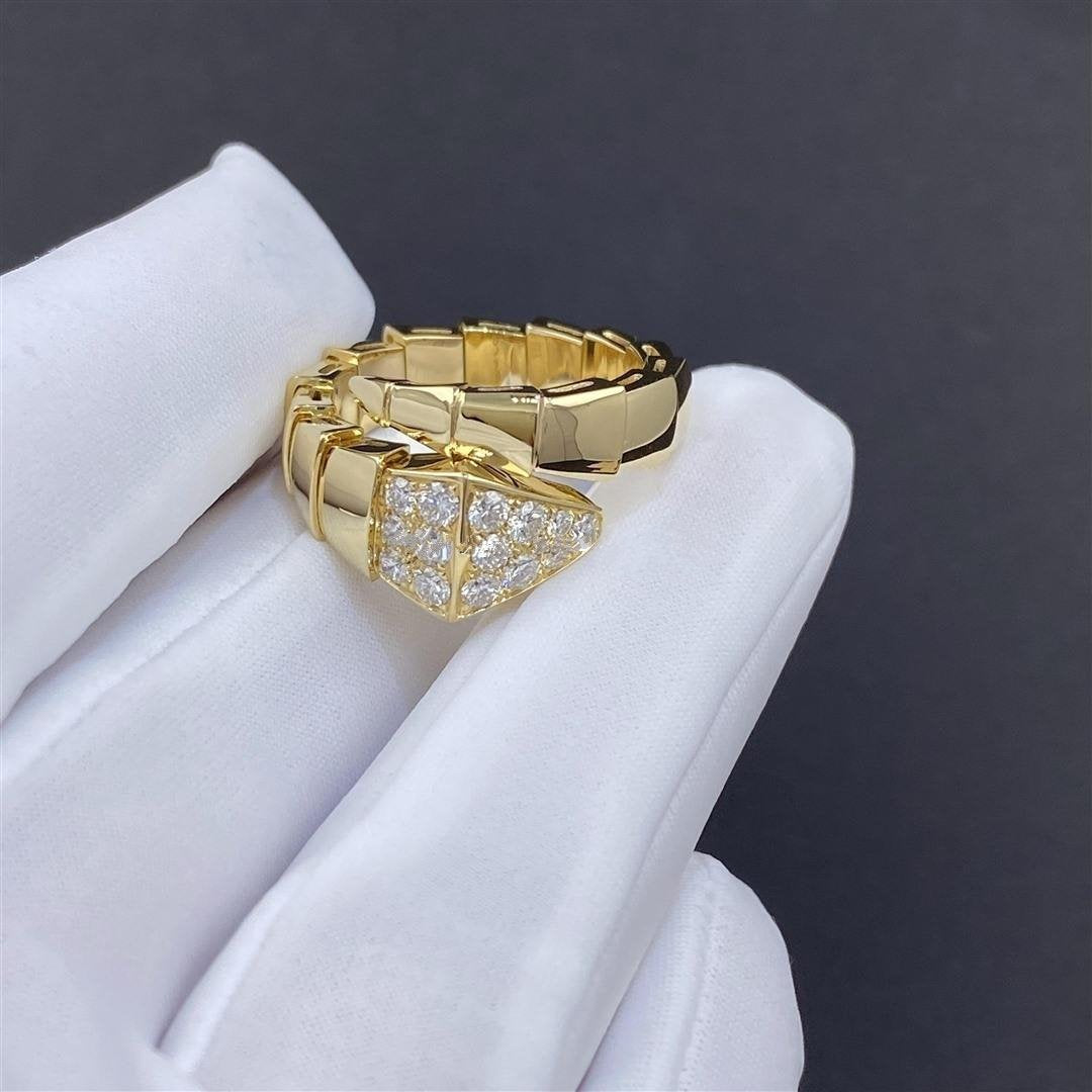 [Rose Jewelrys]SERPENTI RING GOLD DIAMOND