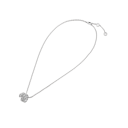 [Rose Jewelrys]SERPENTI  NECKLACE DOUBLE RING DIAMOND