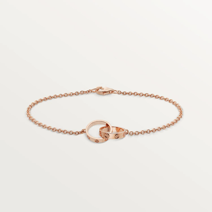 [Rose Jewelrys]LOVE BRACELET DOUBLE RING