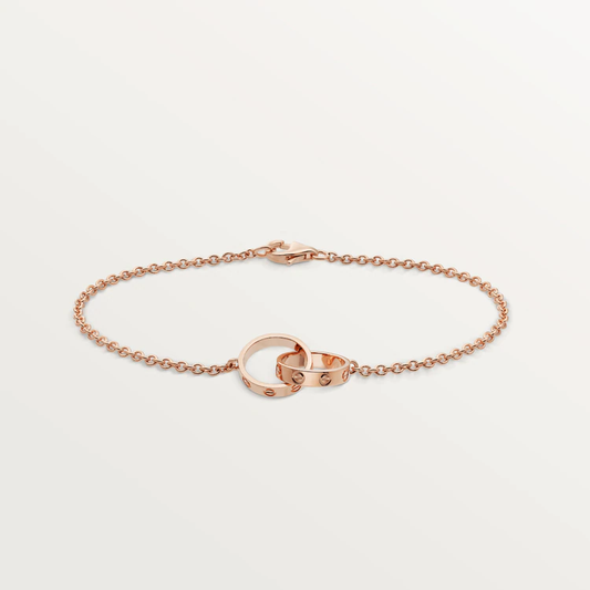 [Rose Jewelrys]LOVE BRACELET DOUBLE RING