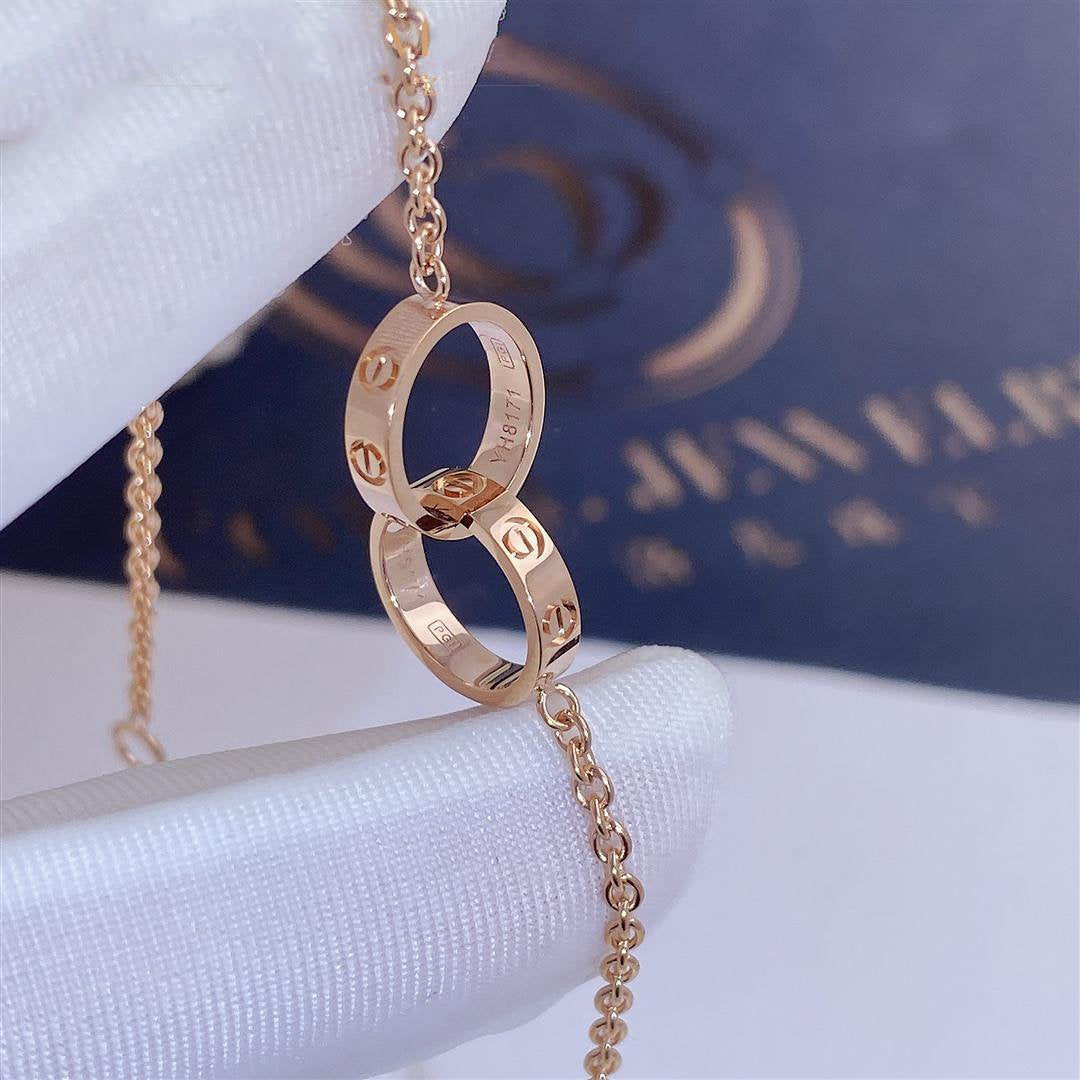 [Rose Jewelrys]LOVE BRACELET DOUBLE RING