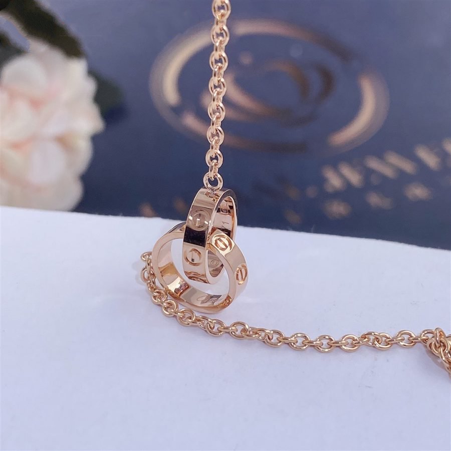 [Rose Jewelrys]LOVE BRACELET DOUBLE RING