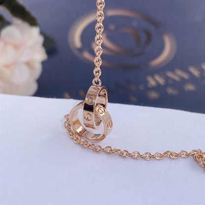 [Rose Jewelrys]LOVE BRACELET DOUBLE RING