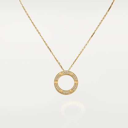 [Rose Jewelrys]LOVE NECKLACE ADJUSTABLE ROSE GOLD