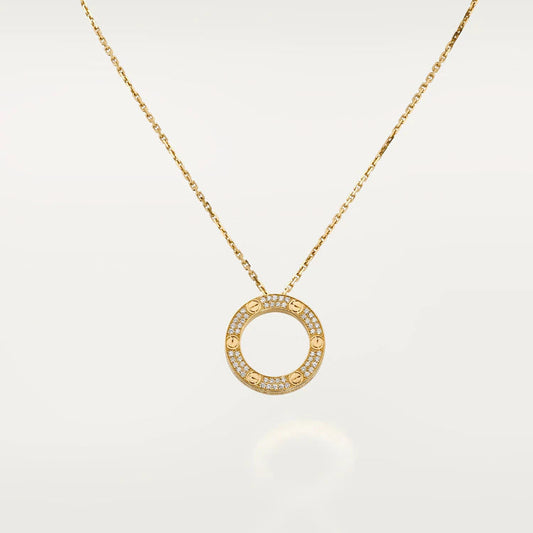 [Rose Jewelrys]LOVE NECKLACE ADJUSTABLE ROSE GOLD