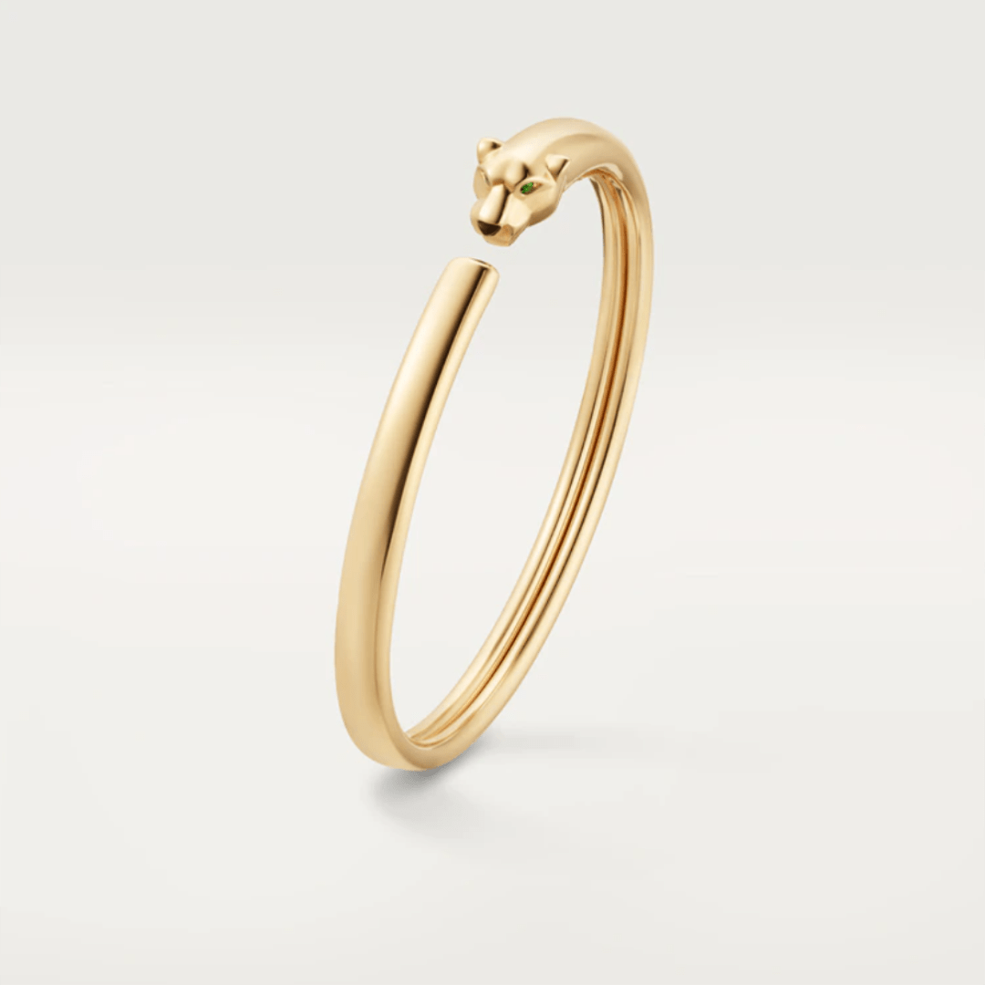 []PANTHERE GOLD OPEN BRACELET