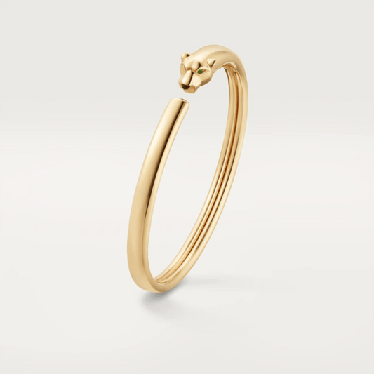 []PANTHERE GOLD OPEN BRACELET