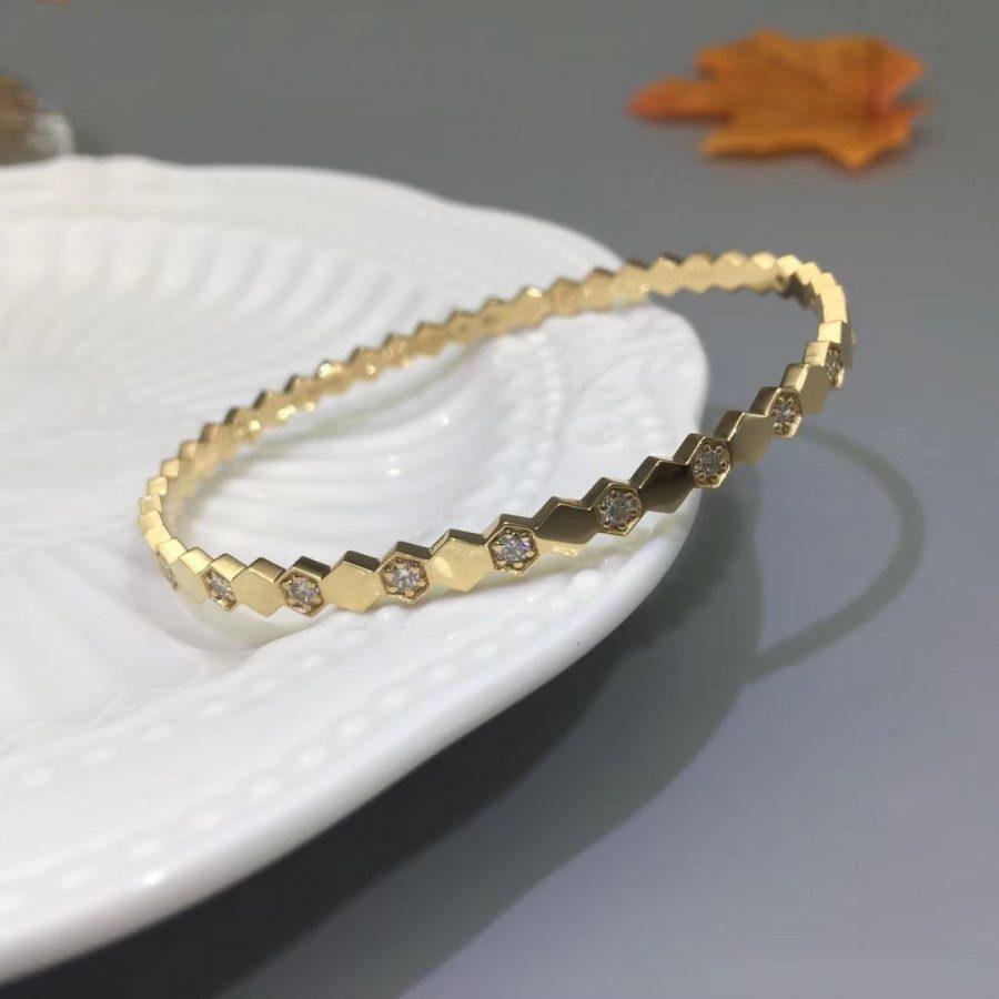 [Rose Jewelrys]BEE LOVE GOLD DIAMOND BRACELET