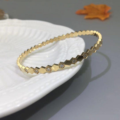 [Rose Jewelrys]BEE LOVE GOLD DIAMOND BRACELET