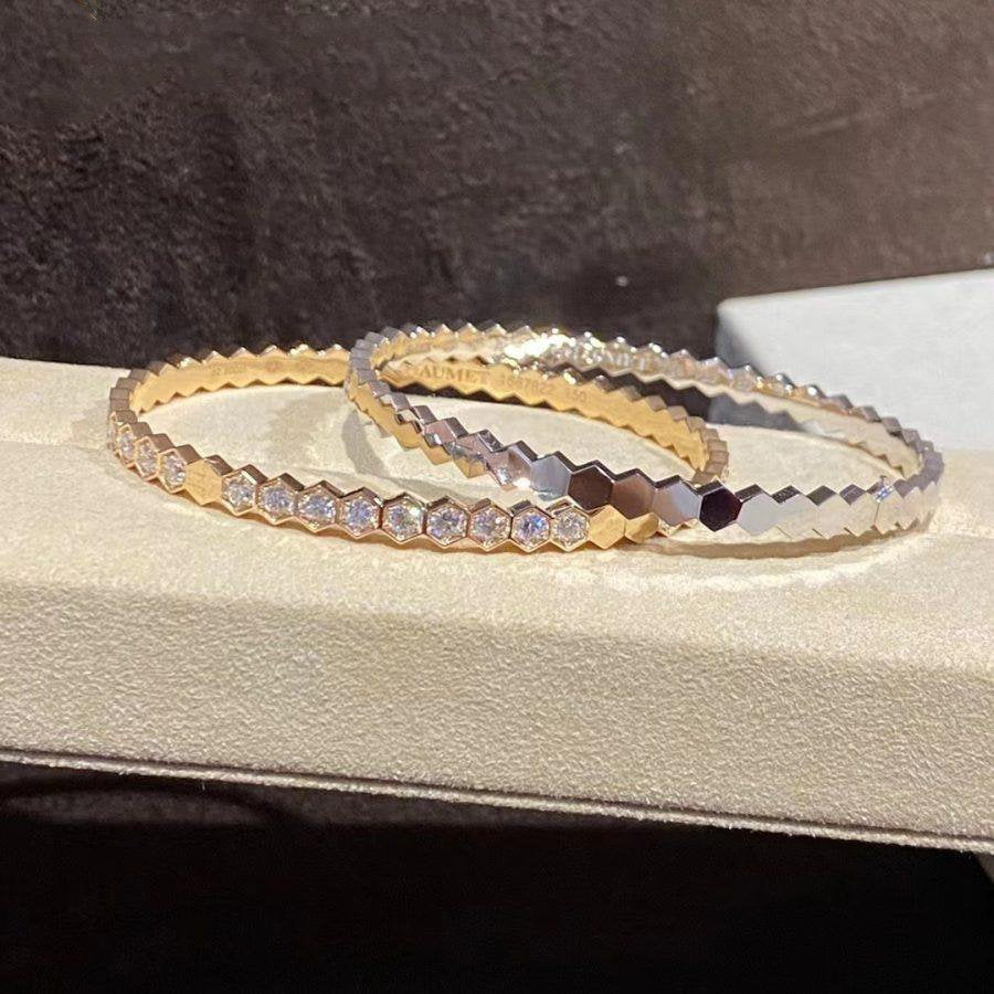 [Rose Jewelrys]BEE LOVE GOLD BRACELET FULL DIAMOND