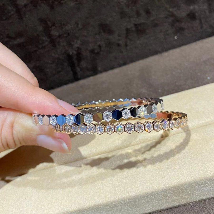 [Rose Jewelrys]BEE LOVE GOLD BRACELET FULL DIAMOND