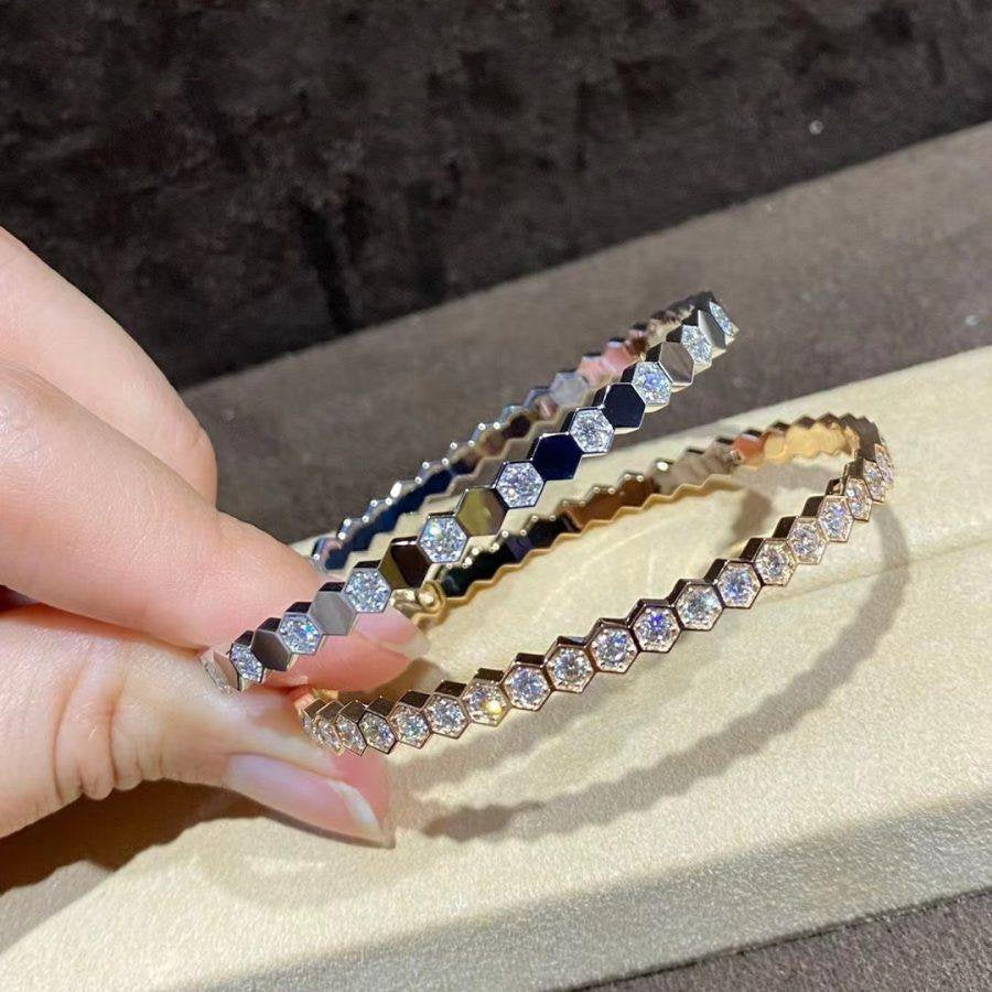[Rose Jewelrys]BEE LOVE GOLD BRACELET FULL DIAMOND