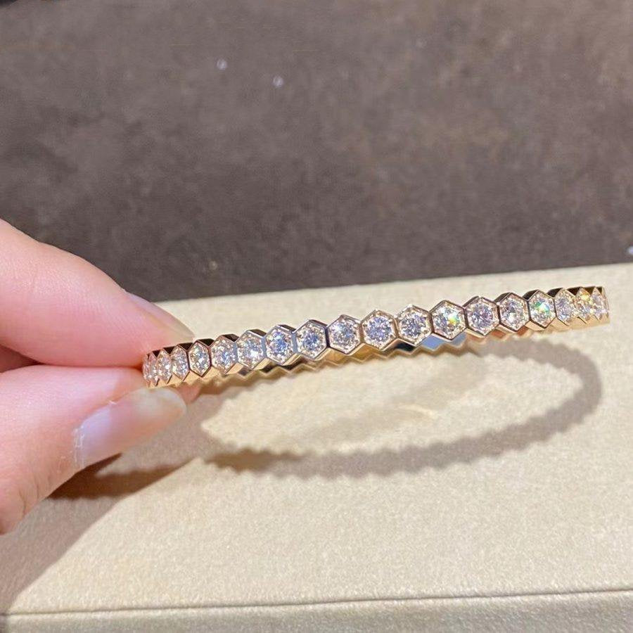 [Rose Jewelrys]BEE LOVE GOLD BRACELET FULL DIAMOND