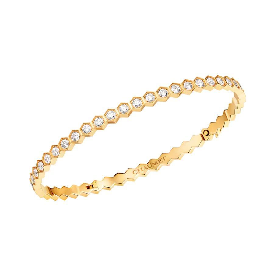 [🌹Rose💎]BEE LOVE GOLD BRACELET FULL DIAMOND