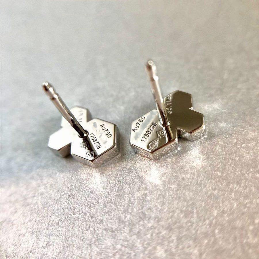 [Rose Jewelrys]BEE LOVE SILVER DIAMOND EARRINGS