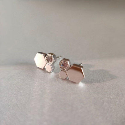 [Rose Jewelrys]BEE LOVE SILVER DIAMOND EARRINGS