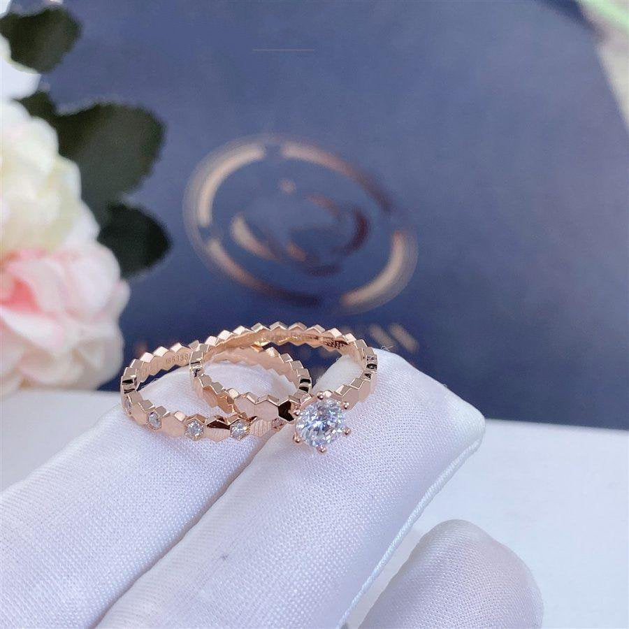 [Rose Jewelrys]BEE LOVE RING PINK GOLD 1 DIAMOND