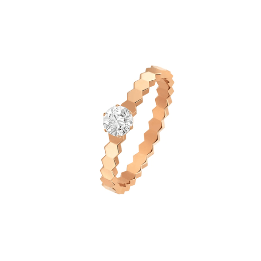 [Rose Jewelrys]BEE LOVE RING PINK GOLD 1 DIAMOND